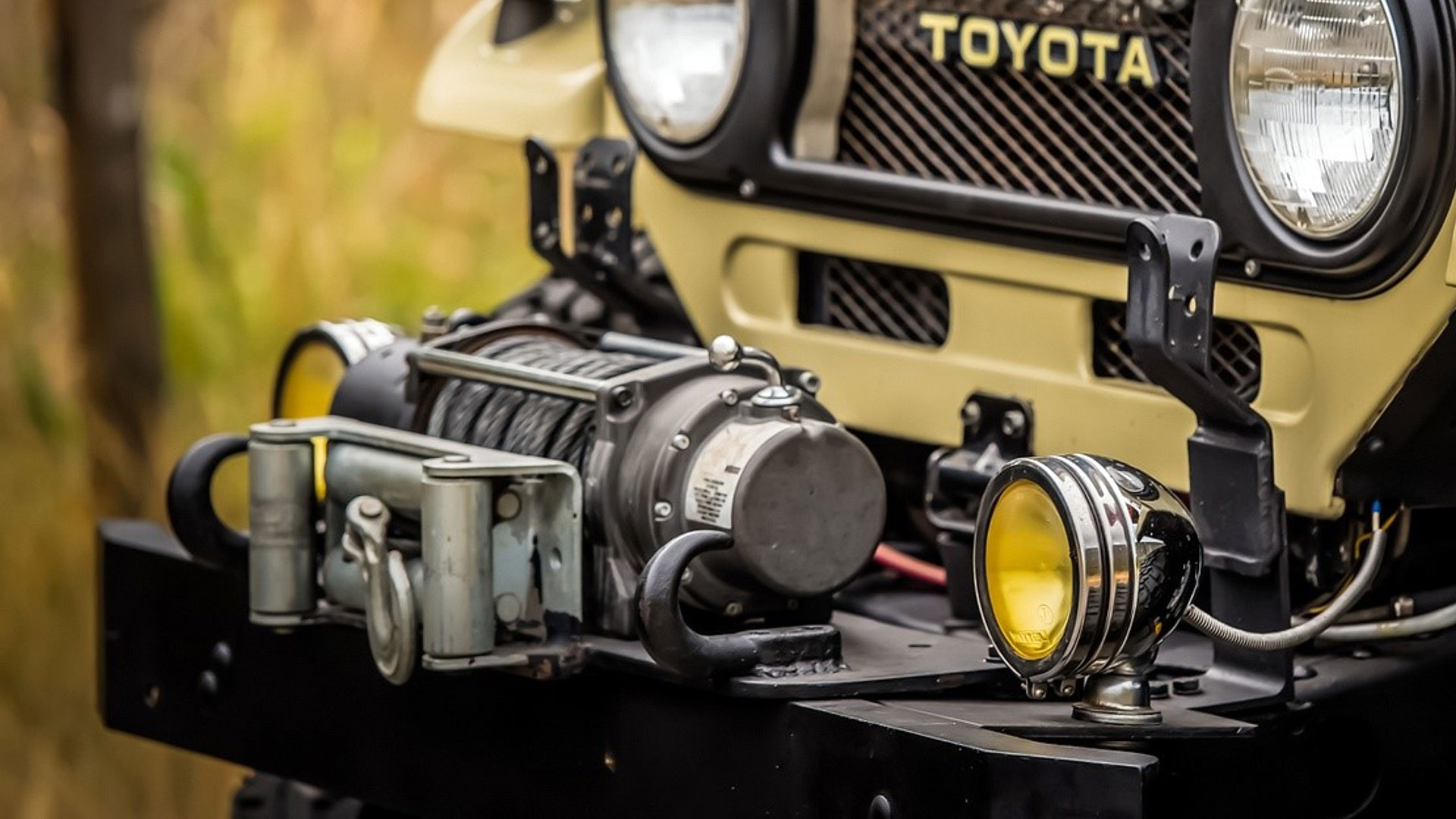 Toyota 40 series winch