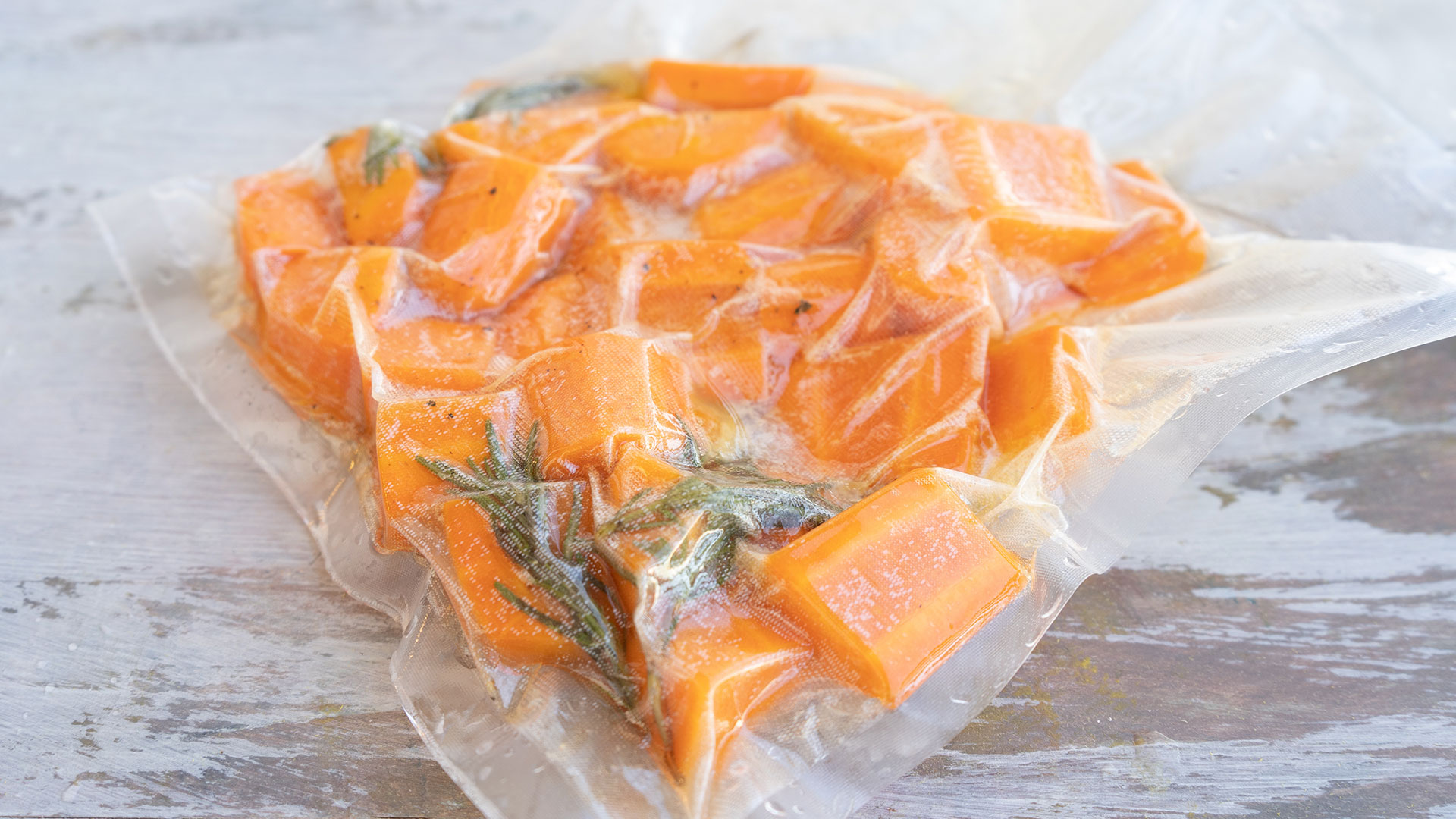 vacuum sealing vegetables camping